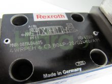 Miniatura de 0811404605 Bosch Rexroth servoválvula direccional NG6 con electrónica integrada
